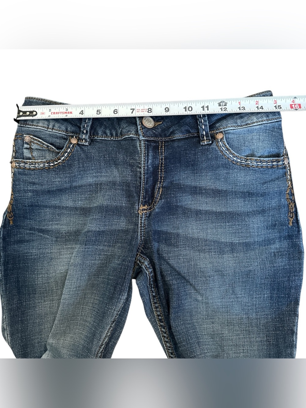 Wrangler Women’s Retro Sadie Bootcut Jeans Medium Wash Embroidered Pockets Sz 10 - Picture 9 of 10